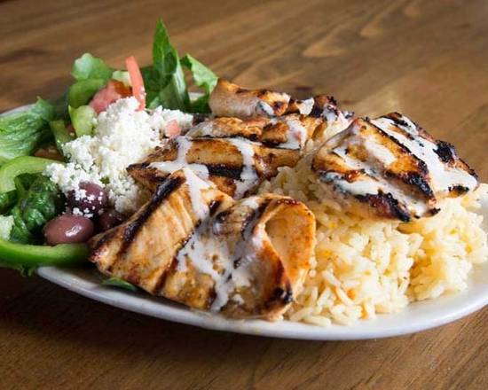 Order Chicken Kebob Plate food online from South End Pita store, Boston on bringmethat.com