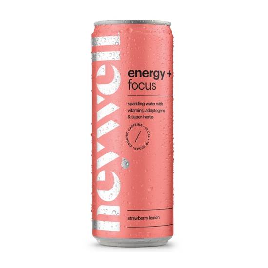 Order Heywell Energy + Focus Sparkling Strawberry Lemon food online from Beyond Juicery + Eatery Troy store, Troy on bringmethat.com