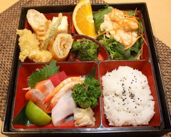 Order Sashimi Bento food online from Hana Maru store, Garden Grove on bringmethat.com