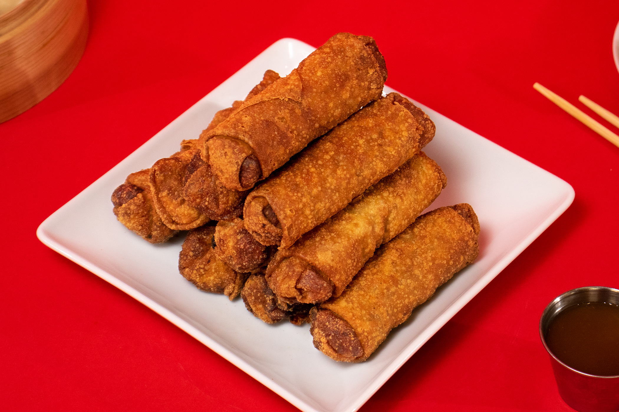 Order 2-Piece Crispy Chicken Egg Roll food online from Wow Bao store, Greeley on bringmethat.com