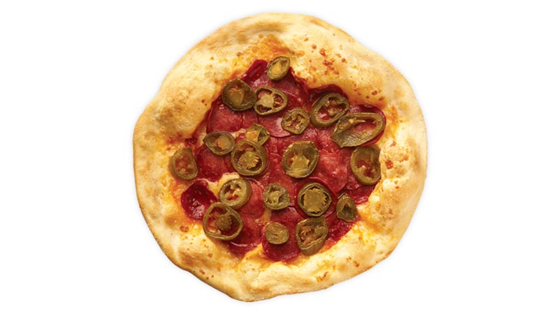 Order Jalapeno and Pepperoni Craft Pizza food online from Yellow Cab Pizza store, Honolulu on bringmethat.com