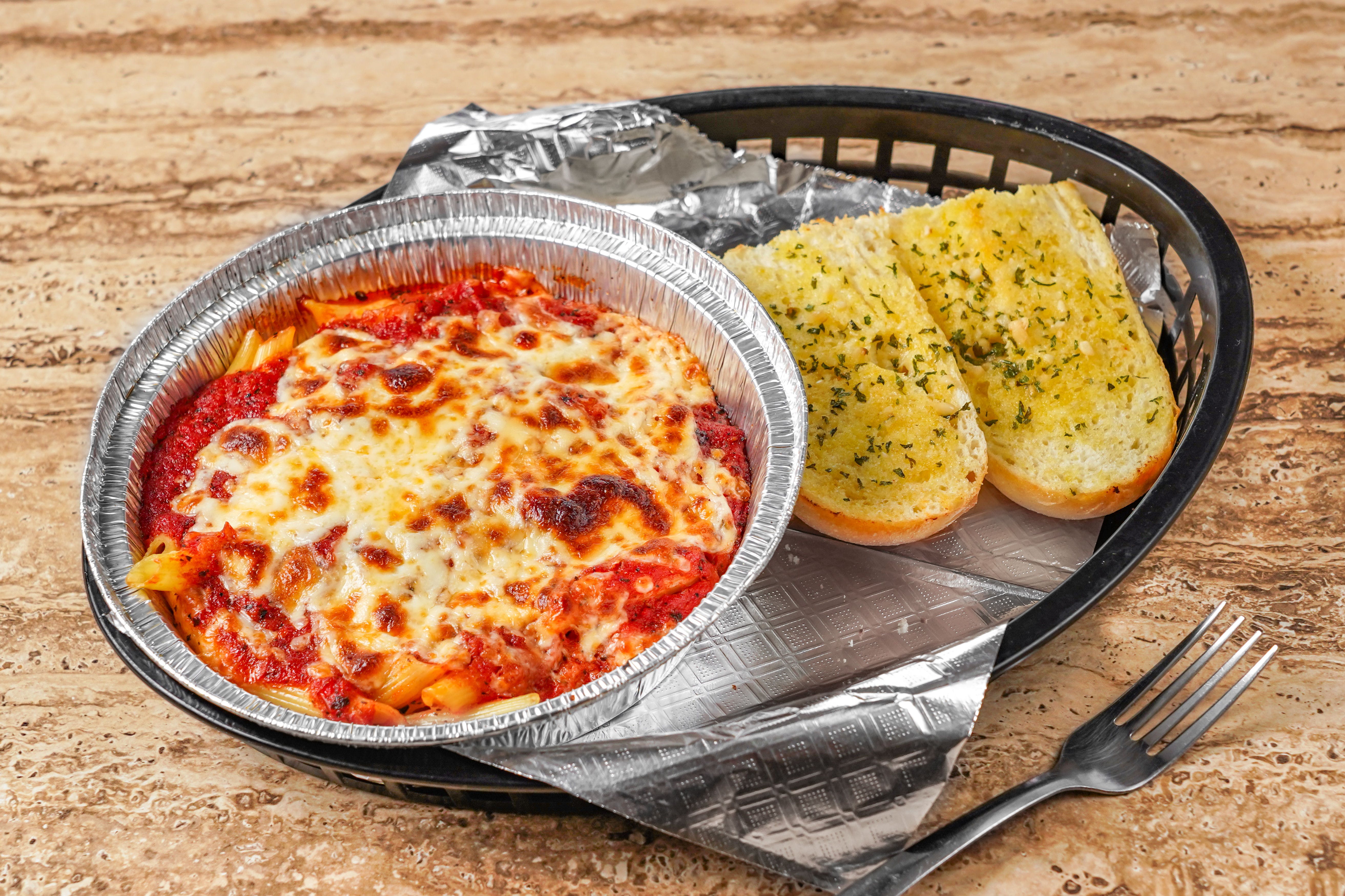 Order Penne Baked Pasta - Pasta food online from Chicagos Pizza store, San Antonio on bringmethat.com