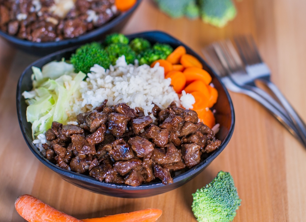 Order Teriyaki Beef Bowl food online from Something Different Grill store, Lubbock on bringmethat.com