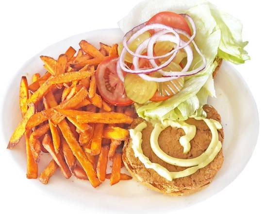 Order Gardein Burger food online from Loving Hut store, Orange on bringmethat.com