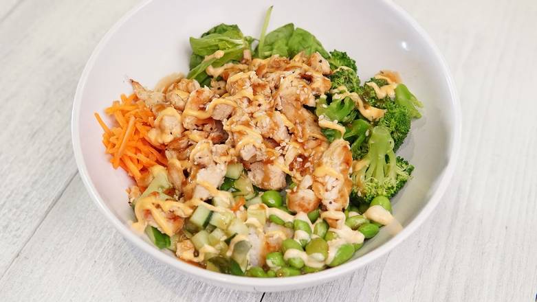 Order Asian Power Bowl w/Grilled Chicken  food online from Hickory Tavern store, Indian Land on bringmethat.com