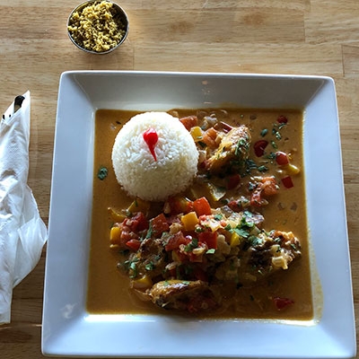 Order Moqueca Plantain food online from Sabor Brazilian Grill store, San Diego on bringmethat.com