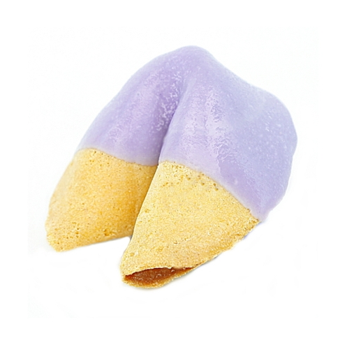 Order Light Purple Chocolate Covered Fortune Cookies food online from Fancy Fortune Cookies store, Indianapolis on bringmethat.com