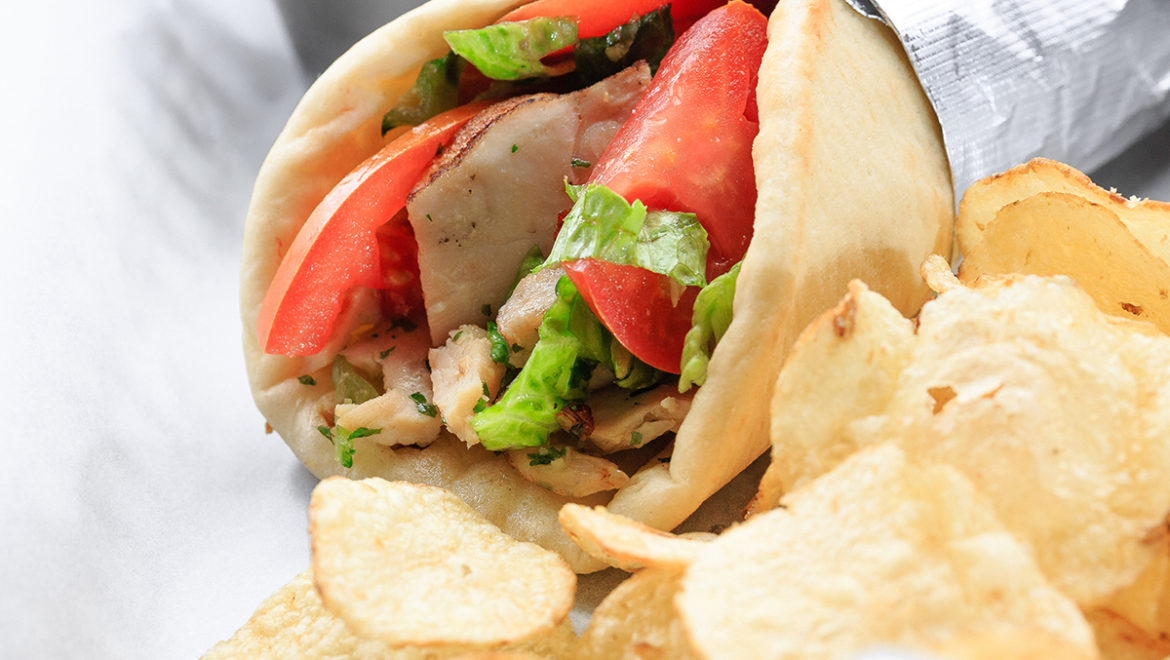 Order Chicken Pita Sandwich food online from Palio Pizza Cafe store, Sherman on bringmethat.com