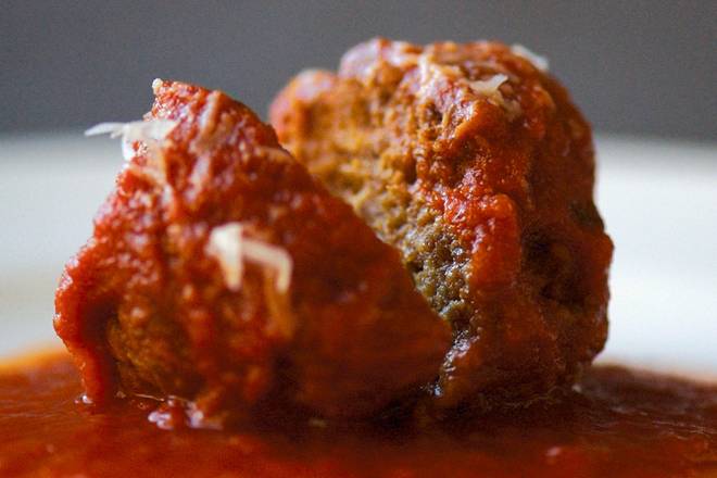Order 2 Meatballs in Sauce food online from Sbarro Coral Ridge 5288 store, Johnson County on bringmethat.com