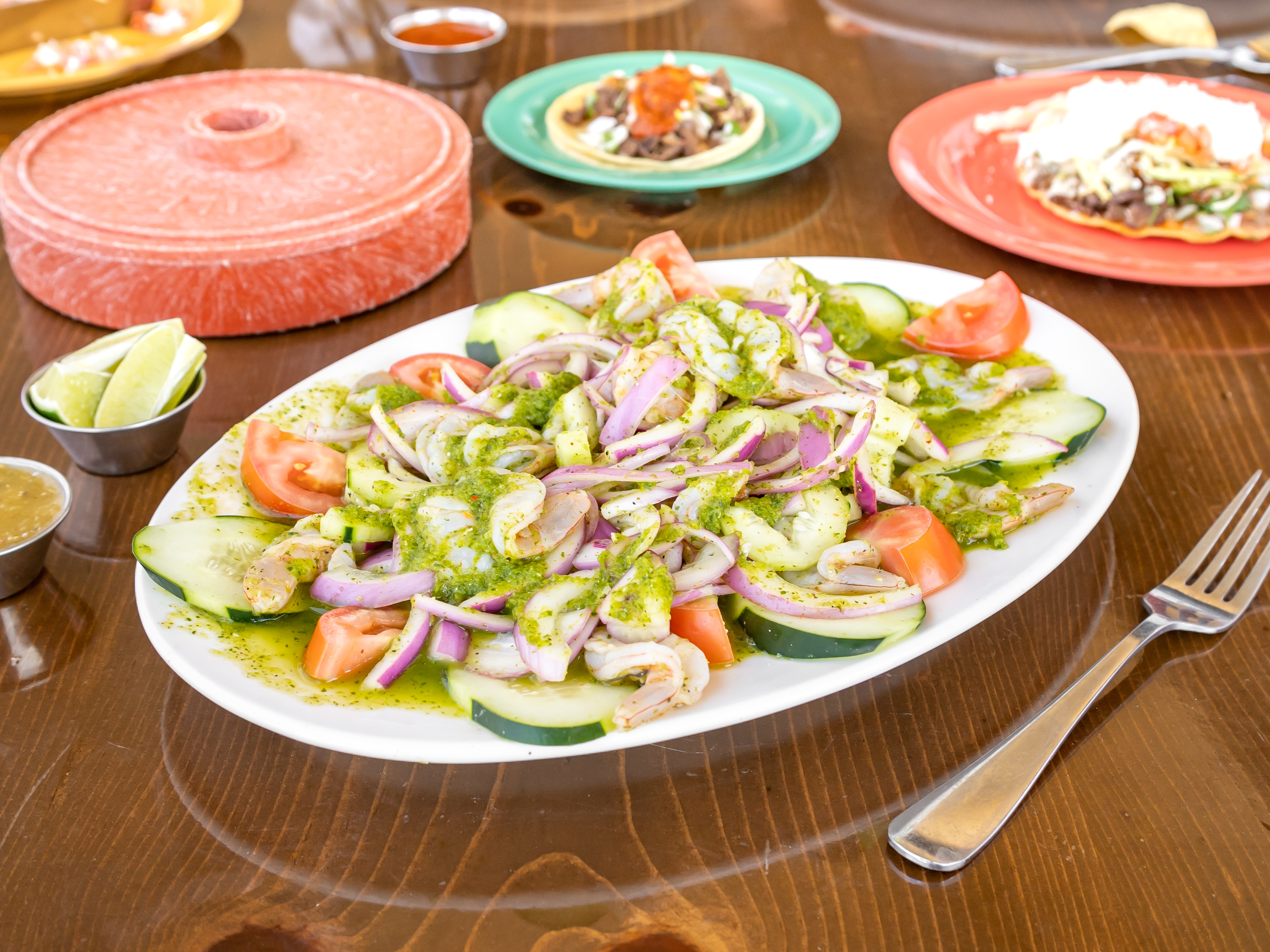 Order Aguachiles food online from Mi Ranchito Mexican Bar And Grill store, Lancaster on bringmethat.com
