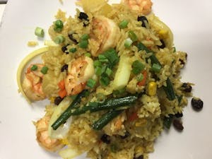 Order E17. Khao Pad Sapparod food online from Lemongrass Cafe store, Louisville on bringmethat.com