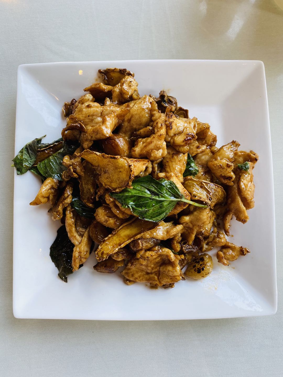 Order C5. Basil Chicken food online from Wei Authentic Chinese Cuisine store, Marietta on bringmethat.com