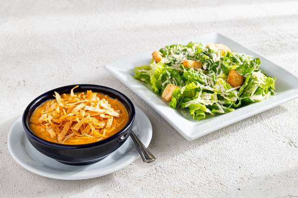 Order Soup & Caesar Salad food online from Chilis Grill & Bar store, San Bruno on bringmethat.com