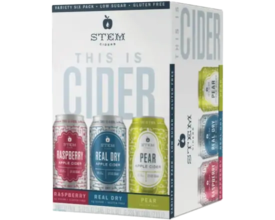 Order Stem Cider Variety 5.3 % abv 6pk-12oz Cans food online from Sousa Wines & Liquors store, Mountain View on bringmethat.com