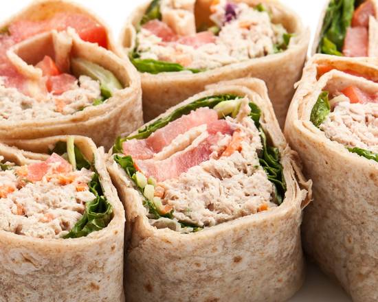 Order Tuna Wrap  food online from Fialkoff Kosher Pizza store, Lawrence on bringmethat.com