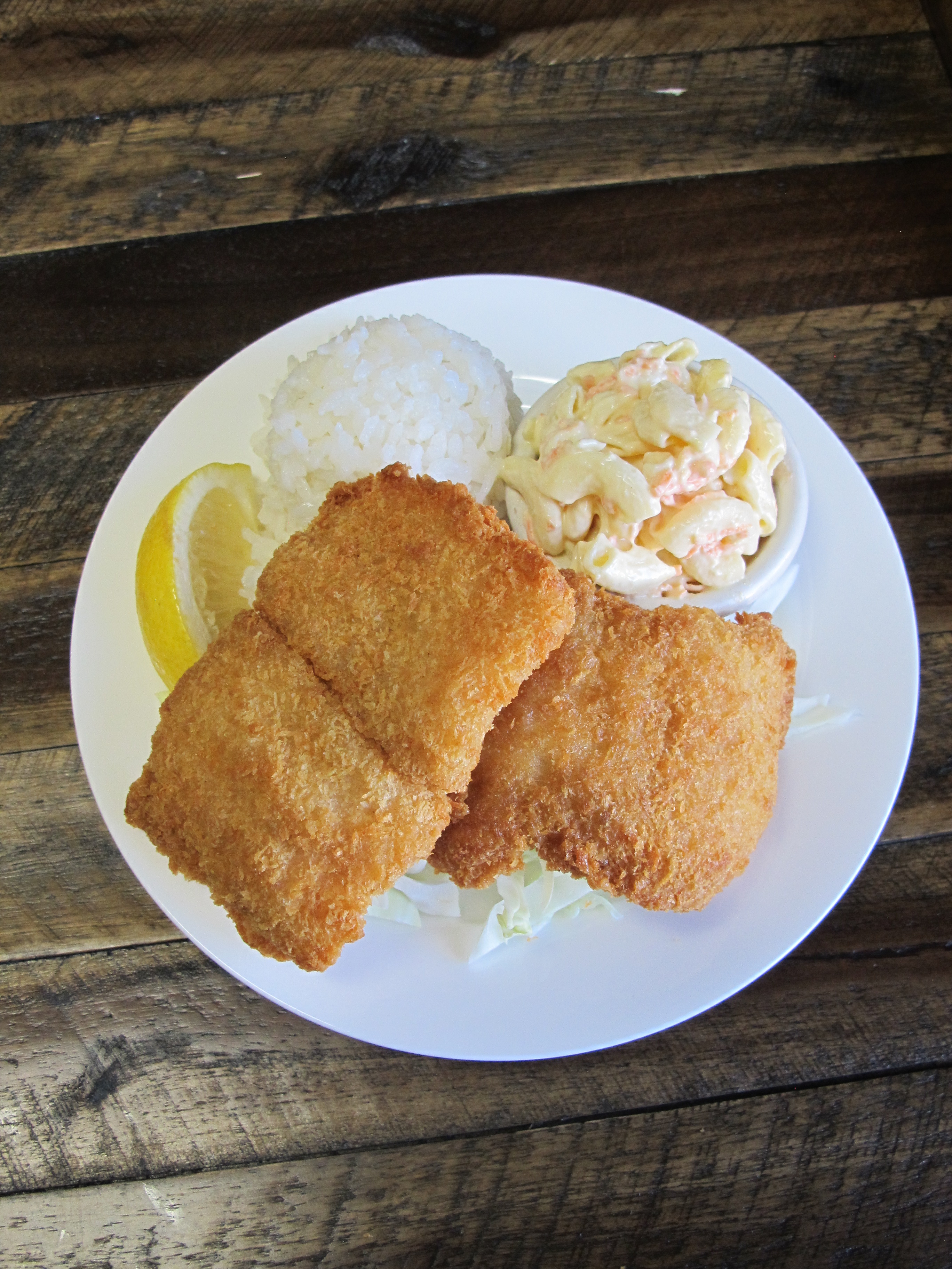 Order Fried Fish (small) food online from Maui Hawaiian Bbq store, Oceanside on bringmethat.com
