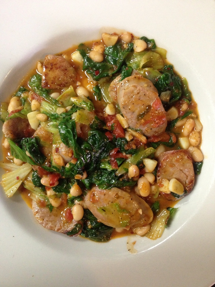 Order Sausage Con Fagioli food online from Carlo's Restaurant store, Yonkers on bringmethat.com