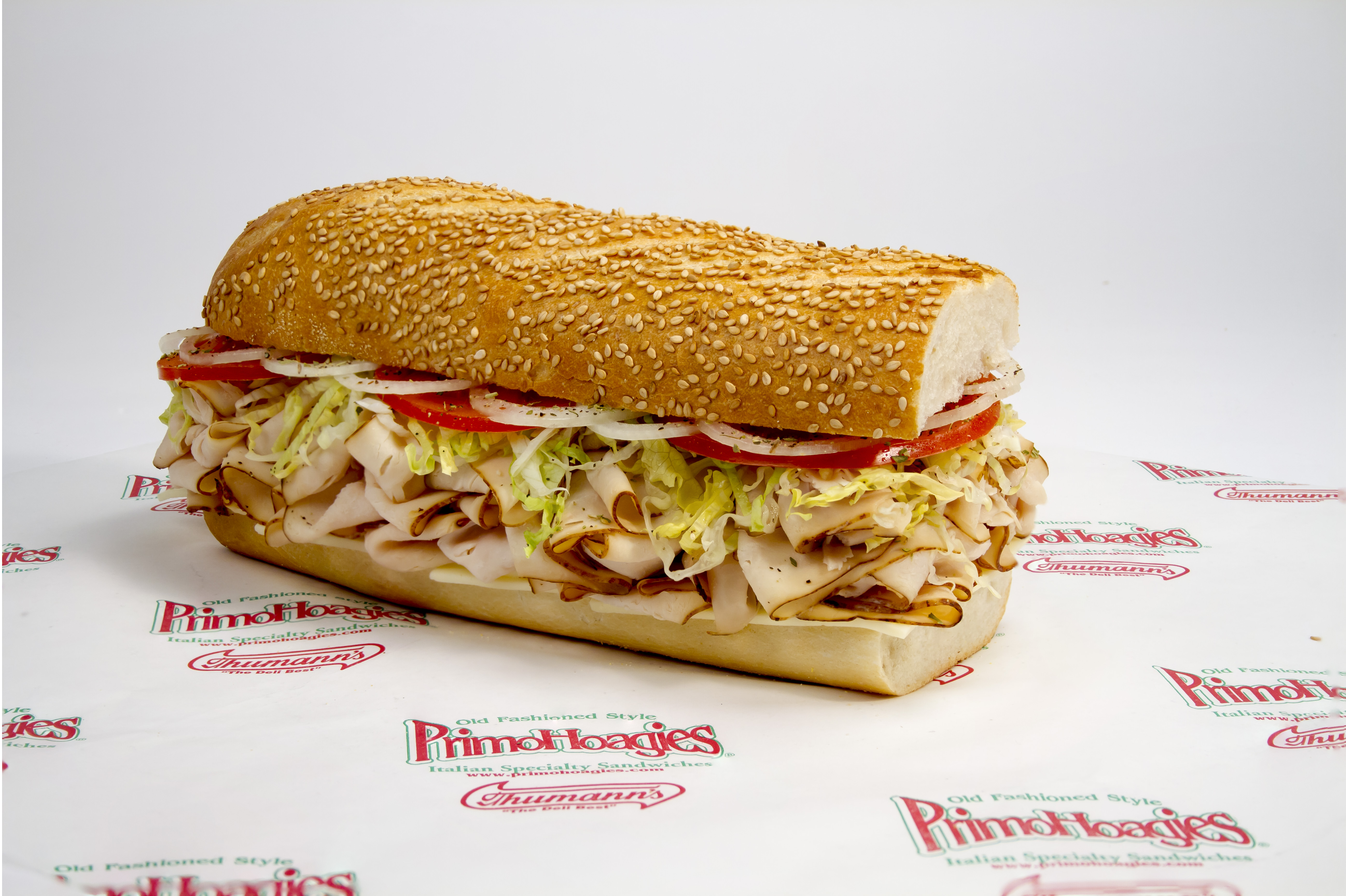 Order Healthy Turkey Breast and Cheese Hoagie food online from Primohoagies store, Evesham Township on bringmethat.com