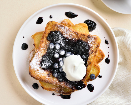 Order Blueberry French Toast food online from Breakfast Snob store, San Francisco on bringmethat.com
