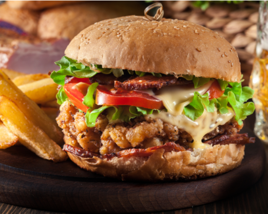Order The Bacon and Grilled Chicken Burger food online from Stan Burger Bar store, Jeanette on bringmethat.com