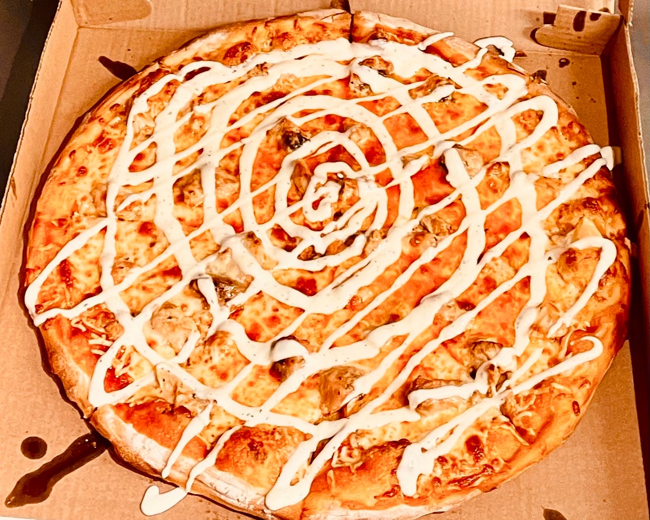 Order Buffalo Chicken Pizza - Personal food online from Bc Pizza & More store, Deposit on bringmethat.com