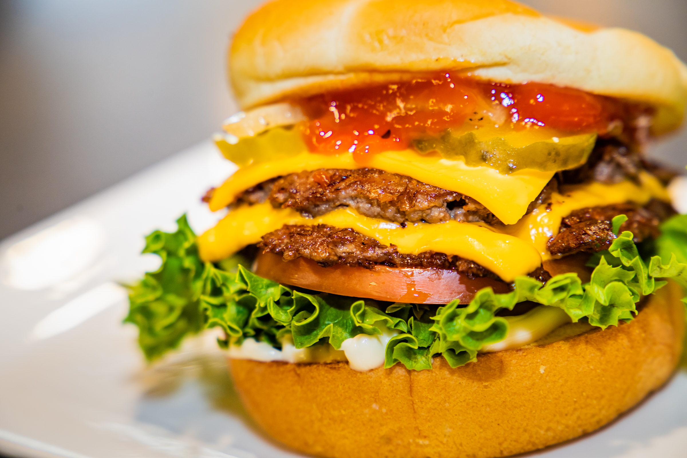 Order Double Cheese Burger food online from Zac's Burger store, Princeton Junction on bringmethat.com