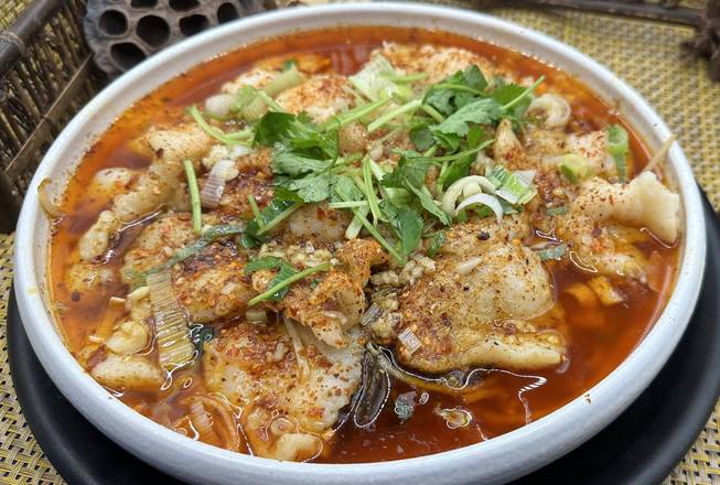 Order Sichuan Boiled Fish 水煮鱼 food online from Beijing Noodle House 同顺面馆 store, Lake Forest on bringmethat.com