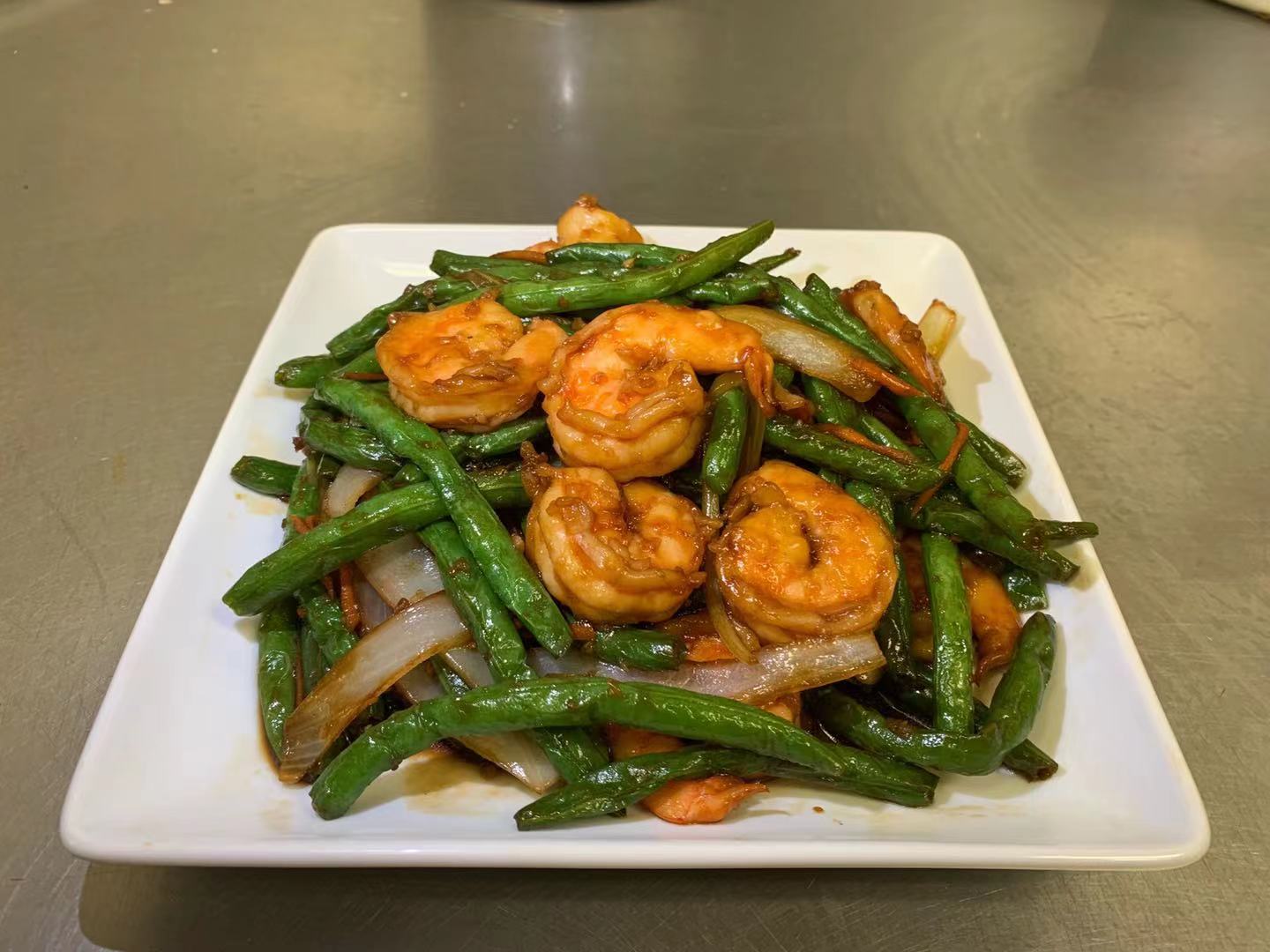 Order Jumbo Shrimp with String beans  food online from China Dragon store, Baltimore on bringmethat.com