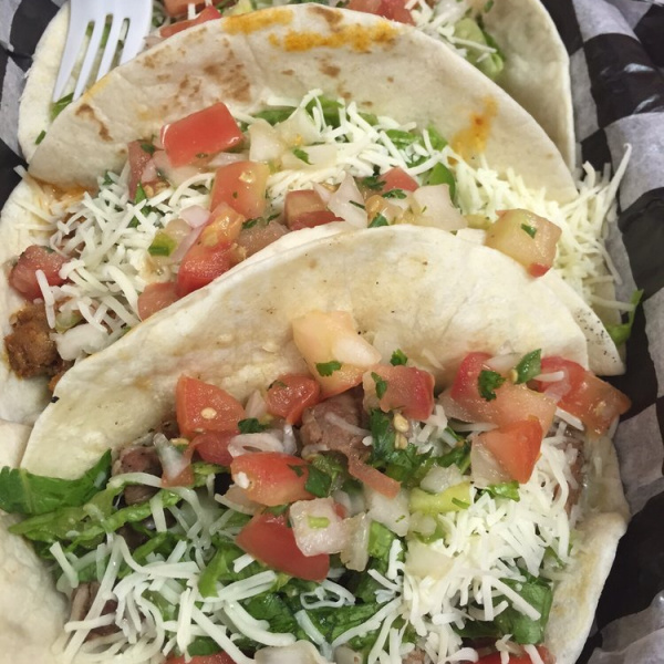 Order 3 Ground Beef Tacos food online from Catrinas Mexican Restaurant store, Oakdale on bringmethat.com