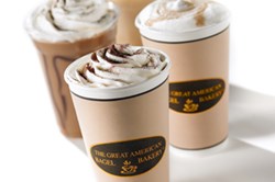 Order Cafe Latte food online from The Great American Bagel store, Chicago on bringmethat.com