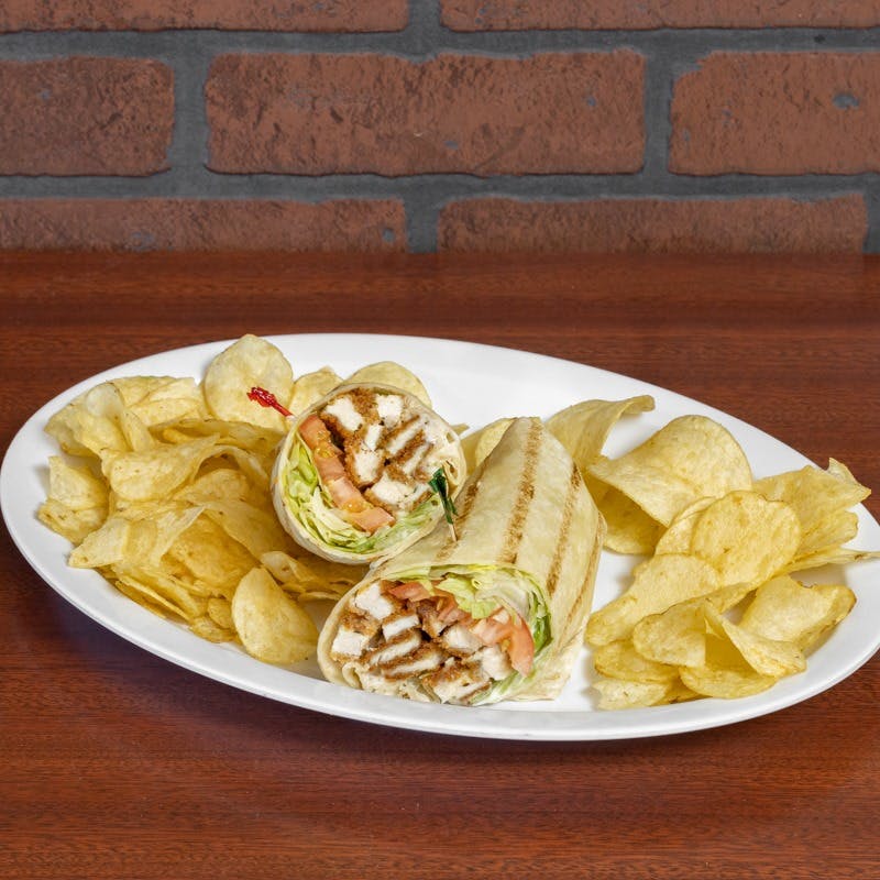 Order Grilled Chicken Deluxe Wrap - Wrap food online from Italian Delight store, Wrightsville on bringmethat.com