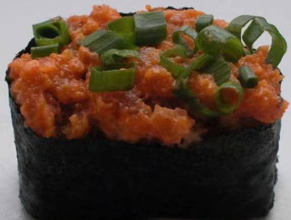 Order Spicy Tuna Nigiri food online from Wu's Garden store, Upper Leacock on bringmethat.com