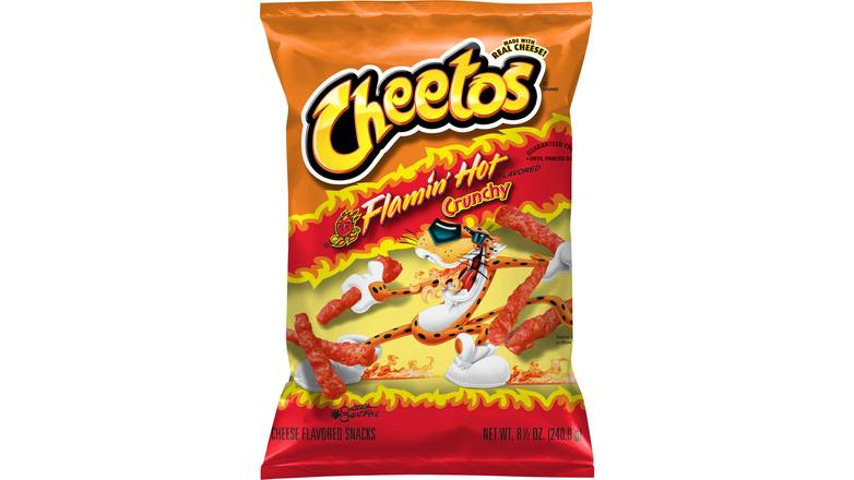 Order Cheetos Crunchy Flamin' Hot Cheese Flavored food online from Anderson Convenience Markets #140 store, Omaha on bringmethat.com