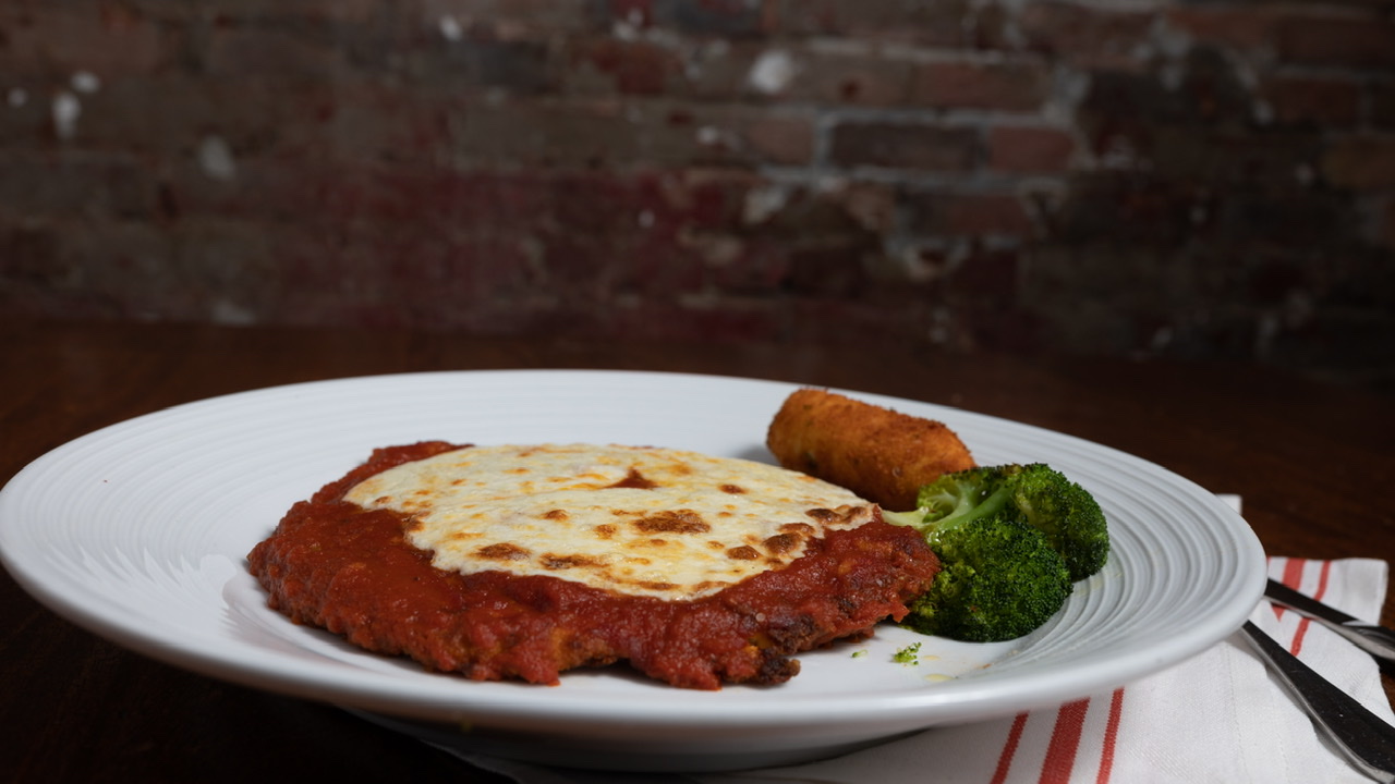 Order Pollo alla Parmigiana food online from Paul & Jimmy's store, New York on bringmethat.com