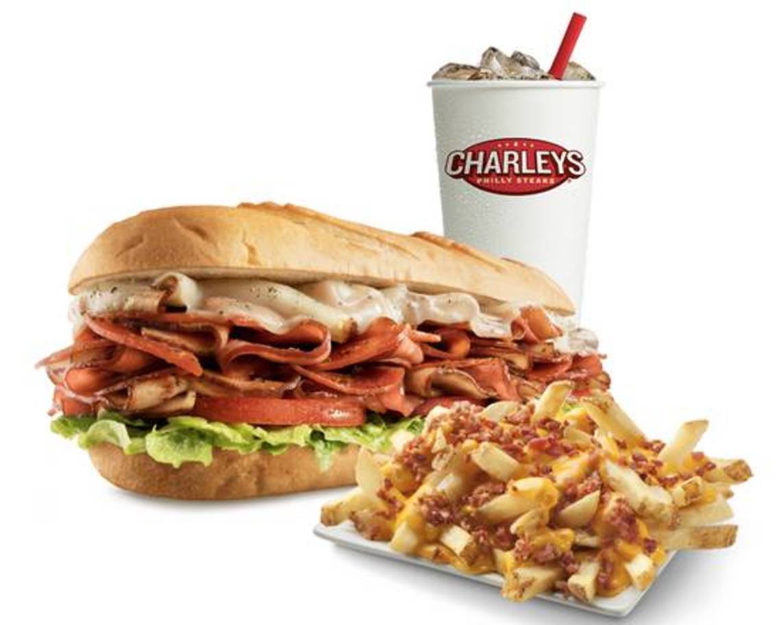 Order Italian Deluxe Combo food online from Charleys Cheesesteaks store, Universal City on bringmethat.com