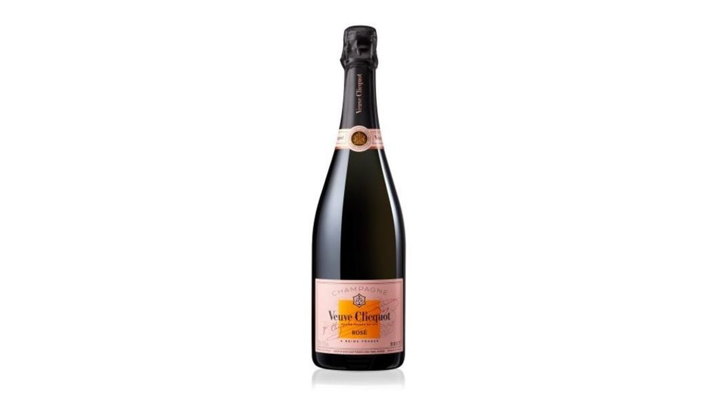 Order Veuve Clicquot Brut Rose Champagne Blend 750mL food online from Circus Liquor store, Los Angeles on bringmethat.com