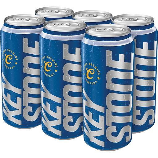 Order Keystone Light - 6 Pack food online from Lone Star store, Gainesville on bringmethat.com