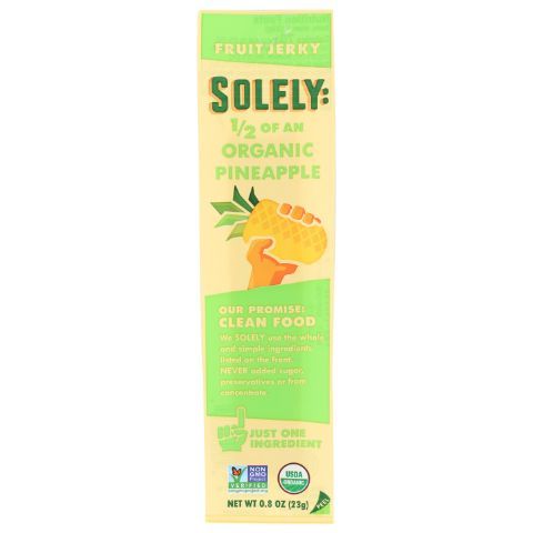 Order Solely Fruit Jerky Pineapple Strips .8oz food online from 7-Eleven store, Solon on bringmethat.com