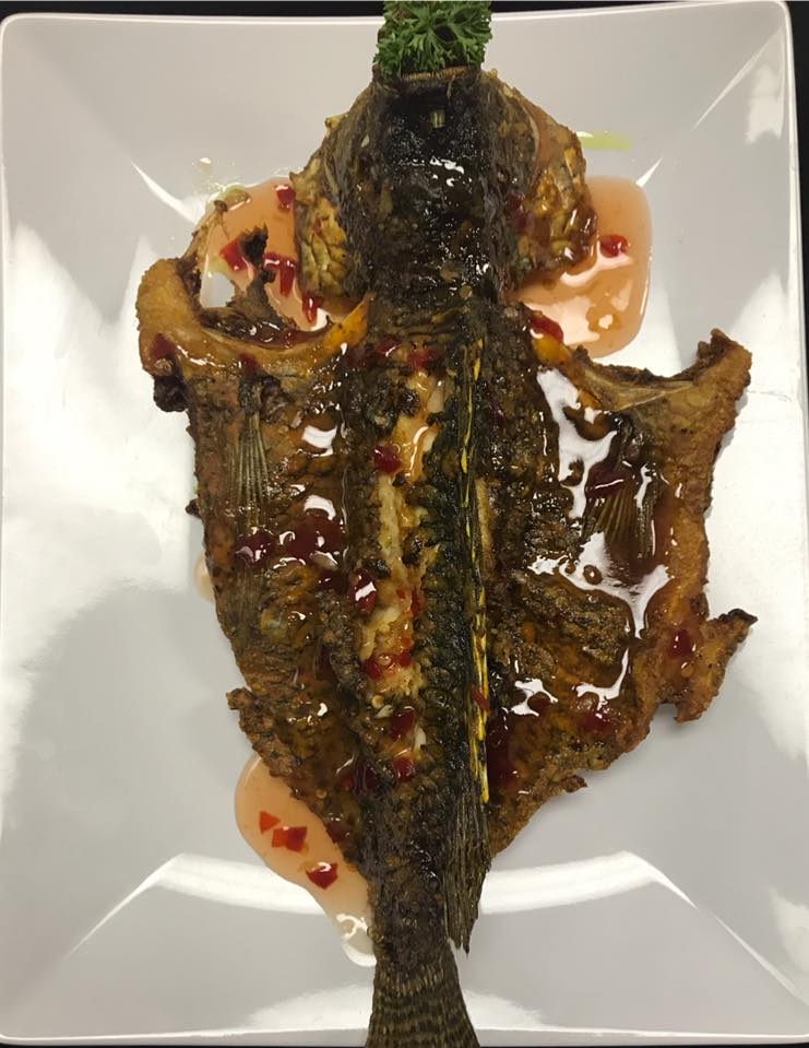 Order Sweet & Spicy Fried Tilapia food online from Chokhlei Restaurant And Karaoke store, Indianapolis on bringmethat.com