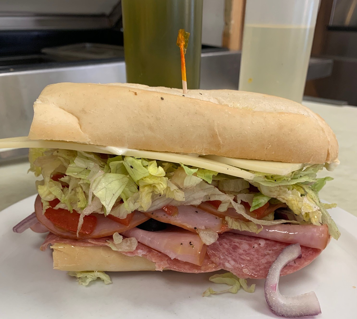 Order Italian Sub Sandwich food online from Pioneer Pizza store, Oregon City on bringmethat.com
