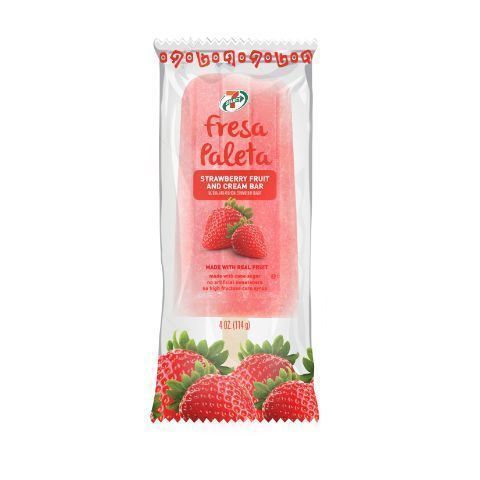 Order 7-Select Strawberry Paleta 4oz food online from Aplus store, Fort Lee on bringmethat.com