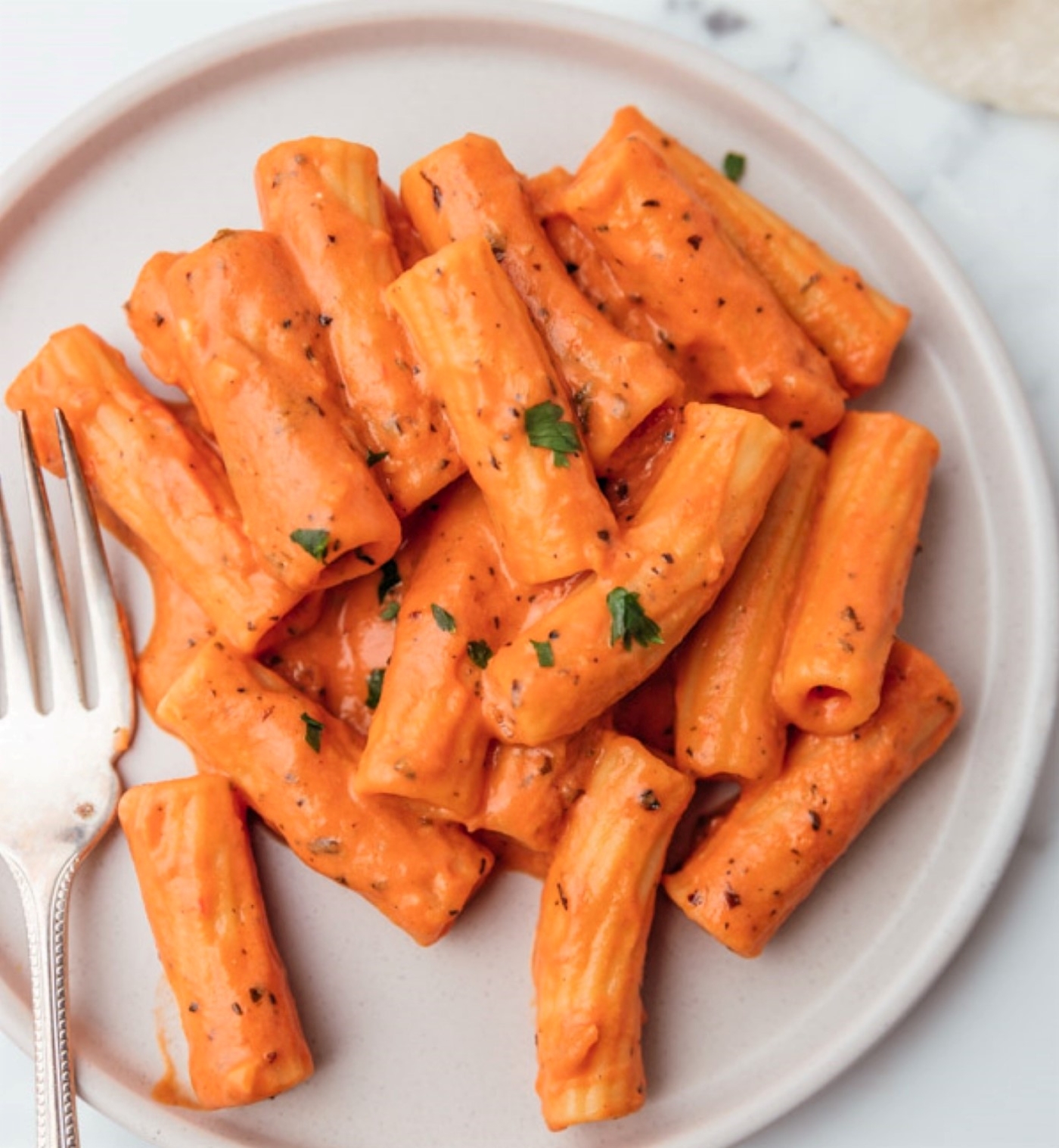 Order Rigatoni with Creamy Pink Sauce food online from Italian express store, Westwood Village on bringmethat.com