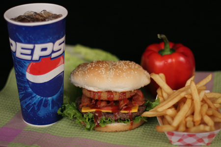Order Cheeseburger, Fries and Canned Soda Special food online from Dejavu Cafe store, Isla Vista on bringmethat.com