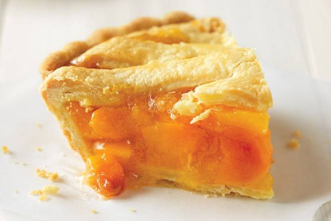 Order Peach Lattice Pie Slice food online from Village Inn- Land O Lakes store, Land O Lakes on bringmethat.com