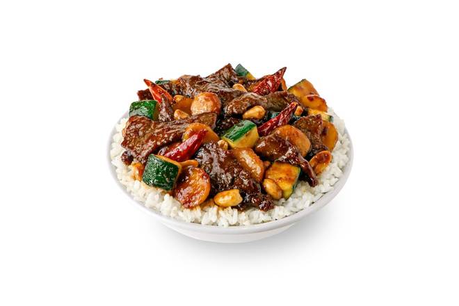 Order KUNG PAO STEAK  food online from Pick Up Stix store, Huntington Beach on bringmethat.com
