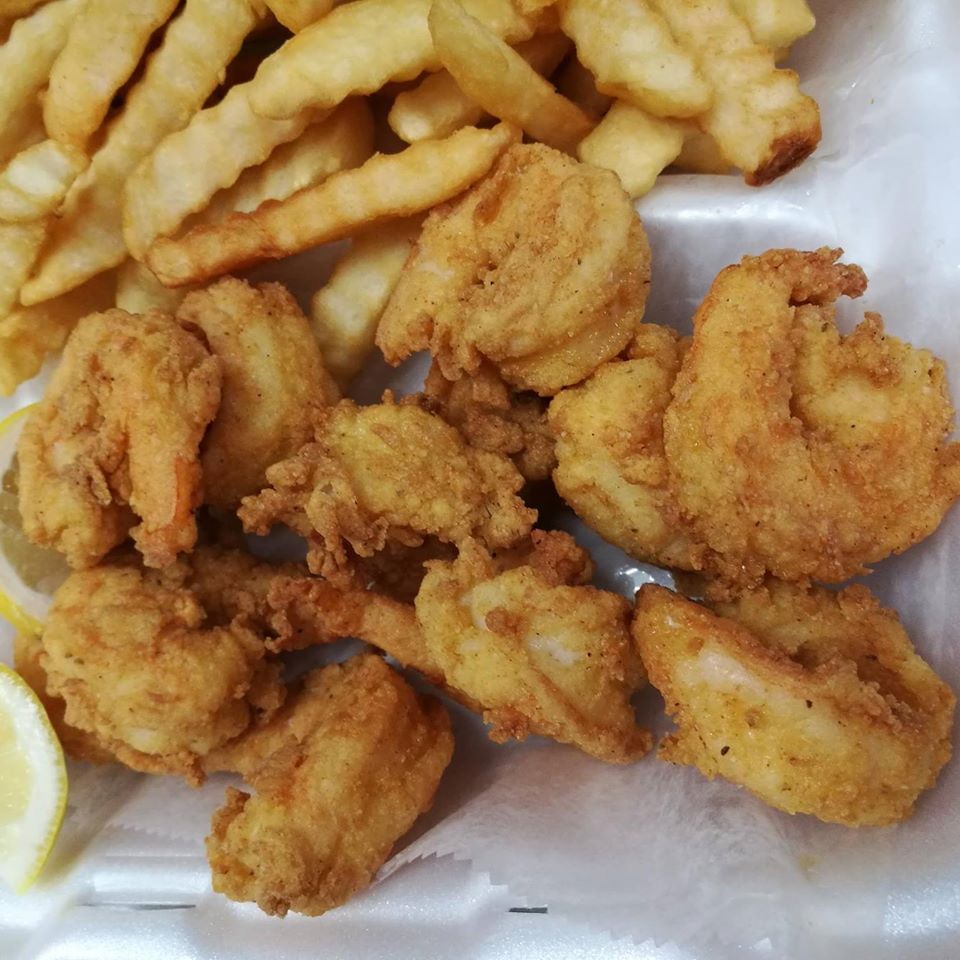 Order (A) Small Shrimp Tray food online from This Is Wings & Seafood store, Pikesville on bringmethat.com