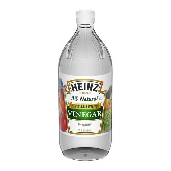 Order Heinz All Natural Distilled White Vinegar 16oz food online from Everyday Needs by Gopuff store, San Rafael on bringmethat.com