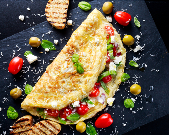 Order The Greek Omelette food online from The Pancake Snob store, Malvern on bringmethat.com