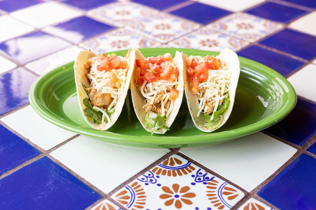 Order Flour Tortilla Taco food online from Margaritas Mexican Restaurant store, Manchester on bringmethat.com