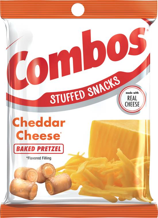 Order Combos Stuffed Snacks Cheddar Cheese Baked Pretzel Snacks (6.3 oz) food online from Rite Aid store, Eugene on bringmethat.com